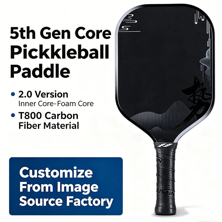 USAPA Approved Pickleball Paddle Carbon Fiber Thermoformed PP Honeycomb Core
